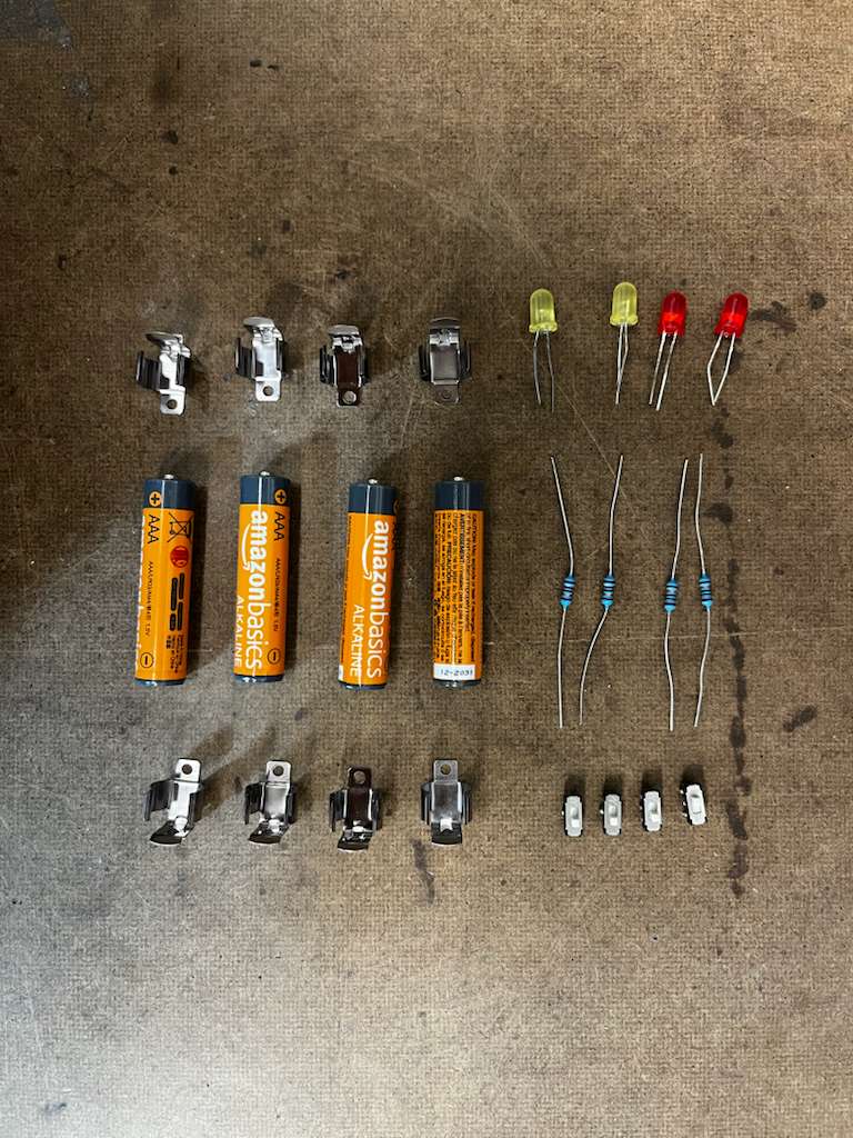 Kit of parts for the candle design
